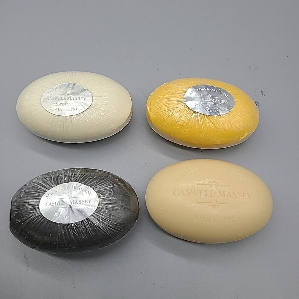Lot (4) Caswell-Massey America's Original Bar Soaps Mixed New